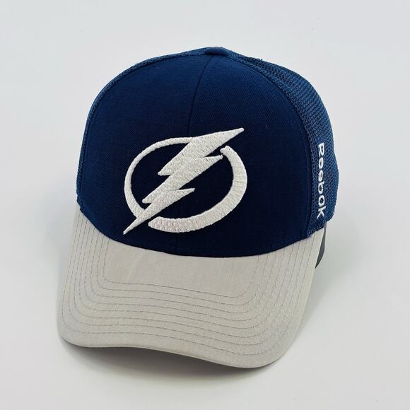 Tampa Bay Lightning Hat Cap SnapBack Reebok Center Ice NHL Hockey One Size - Picture 1 of 6